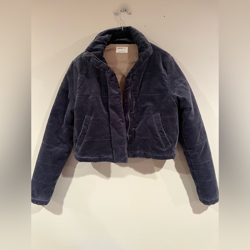 Jackson Rowe cropped corduroy jacket size XS